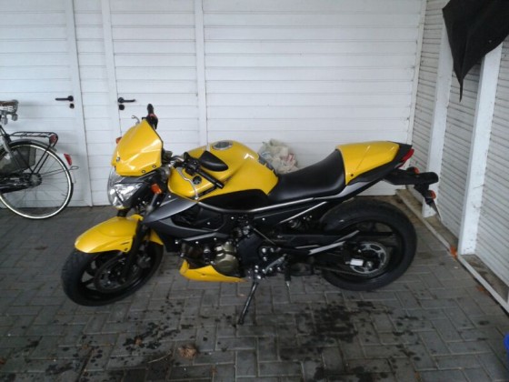 Yamaha XJ6 in Gelb