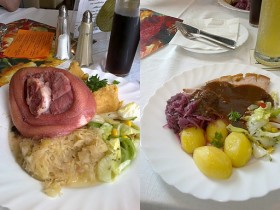 unterwegs im Urlaub - lecker Essen in Neustrelitz "Zum Linde"