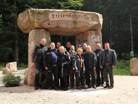 Gesamte Truppe vom Kurzurlaub