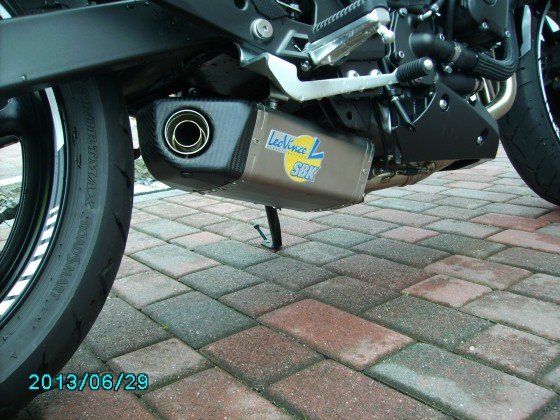 XJ6 SP mit Leovince SBK Underbody