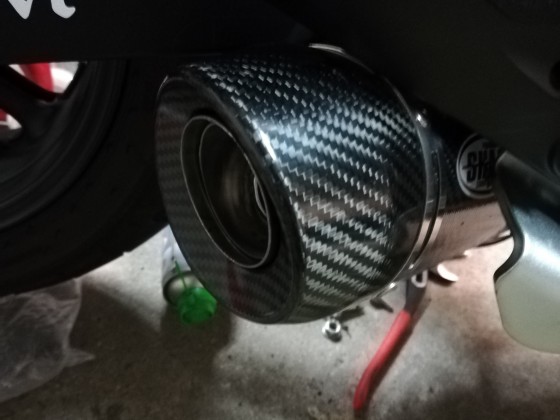 Shark Endtopf verbaut